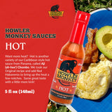 Howler Monkey Sauce - Hot Panamanian Hot Sauce - 5 Fl Oz (Pack of 1)