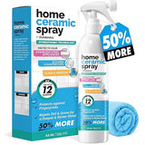 [12 Oz] Home Ceramic Coating Spray Kit - Shine, Seal & Protect Kitchen & Bath Surfaces - High Shine - Repels Stains & Grime Effortlessly - Use on