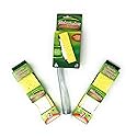 Arrow Dish Sponge w/ Soap Dispenser Handle & 4 Refill Sponges - Fillable Dish Wand for Quick, Convenient Cleaning - Easy to Refill - Built-In Scrubber