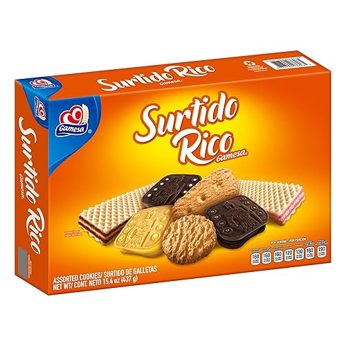 Gamesa Surtido Rico Assorted Cookies, 15.4 Ounce Box