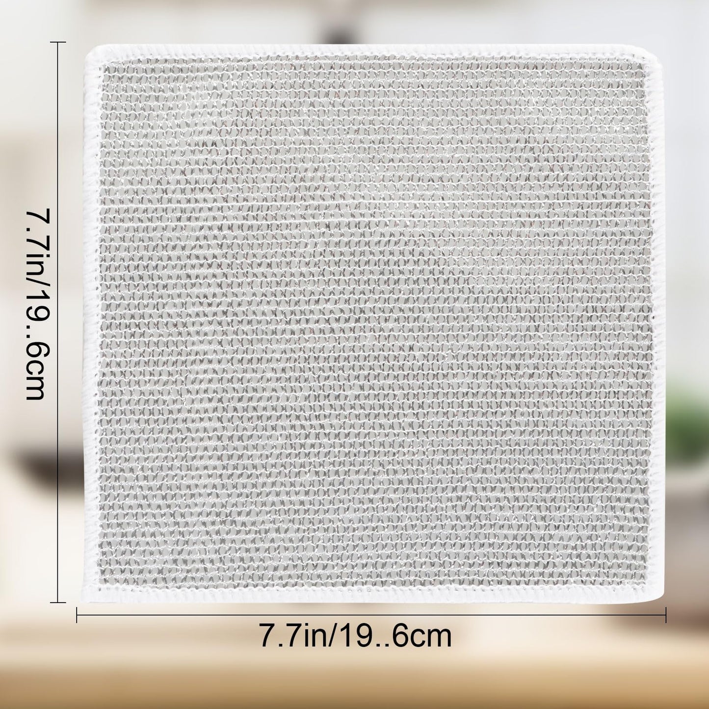 10PCS Multipurpose Wire Dishwashing Rags for Wet and Dry, Multipurpose Wire Dishwashing Rags, Multifunctional Non-Scratch Wire Dishcloth, Steel Wire