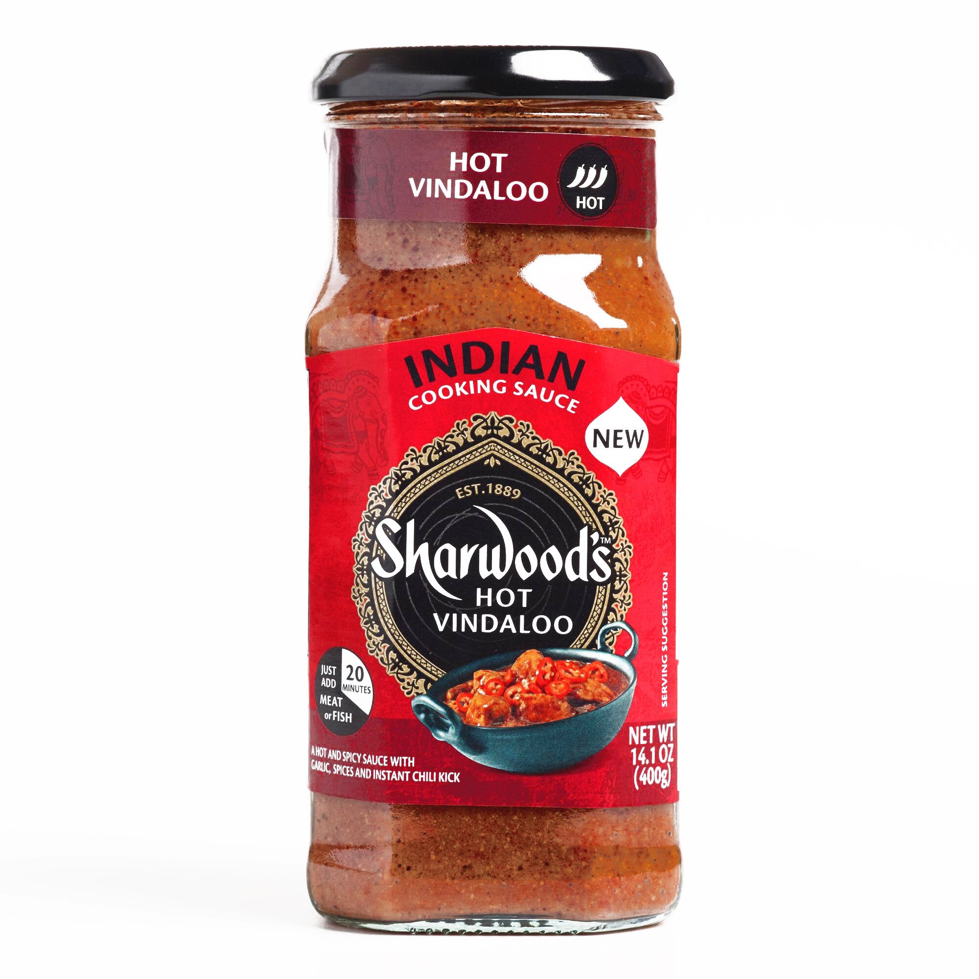 Sharwoods Vindaloo Sauce 14.1 oz each (1 Item Per Order, not per case)