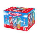 Accelerator Energy Drink, Variety Pack 12oz can (12 pack), Zero Sugar, Sustained Energy from 100% Natural Caffeine (200mg from Green Coffee Bean
