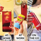 Lipton Ice Tea Infuse Hibiscus Raspberry Cold Brew Tea Bags 10-Count - Brews in Cold Water in Just 5 Minutes for 16 oz Water Bottles - Real Fruit