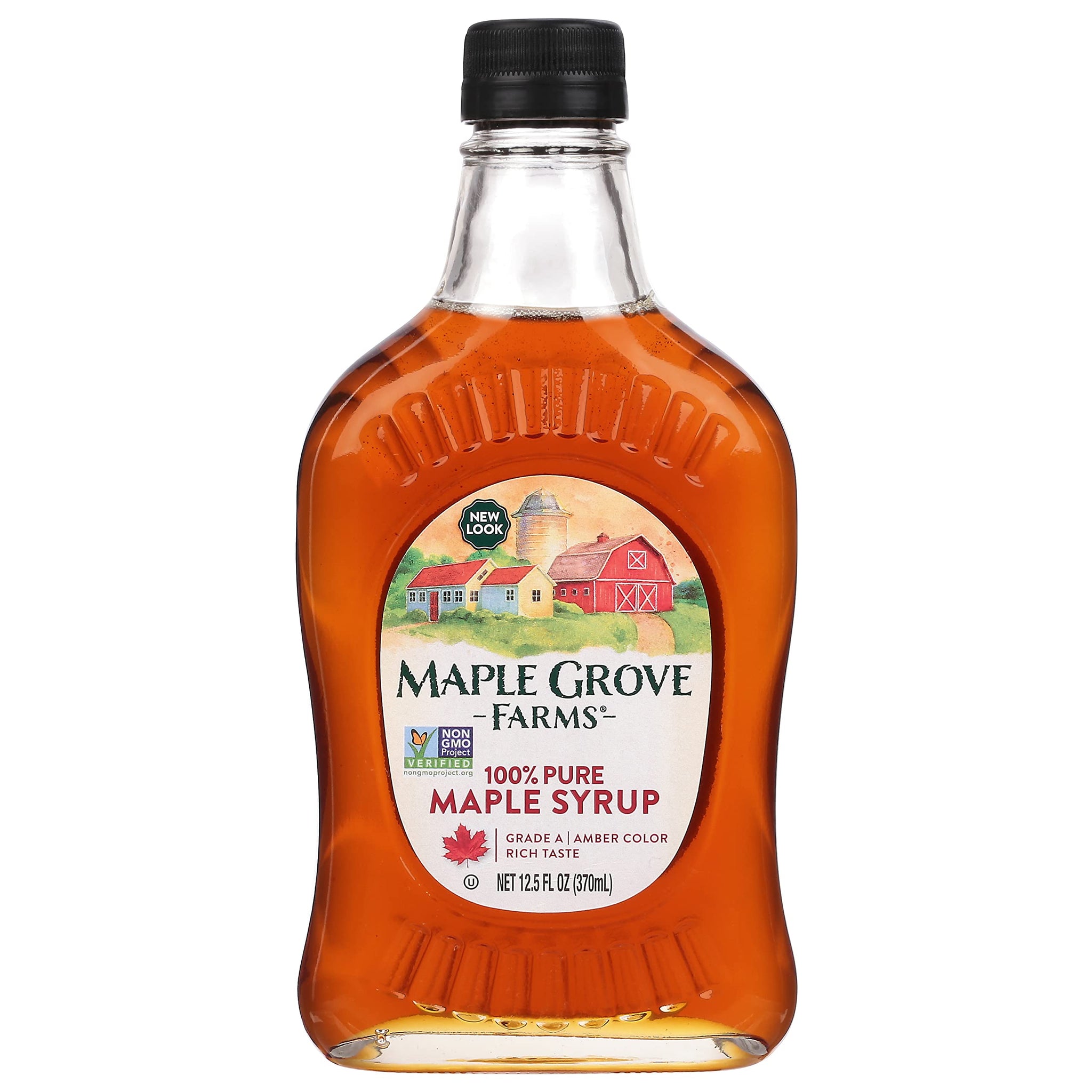 Maple Grove Farms Pure Maple Syrup, 12.5 Oz