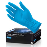 Serenelife Nitrile Disposable Latex & Powder Free Medium Gloves - Great for Kitchens, Food Handling & Cleaning Supplies - Soft & Comfortable fit
