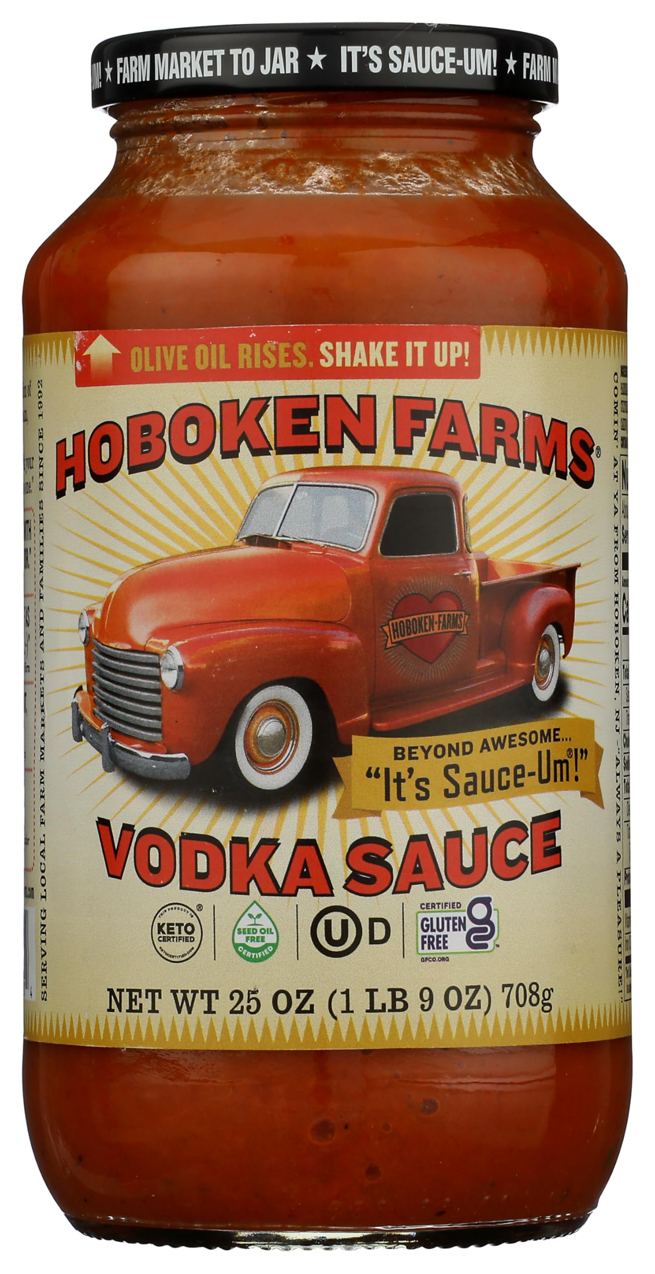 Hoboken Farms Vodka Sauce, 25 OZ