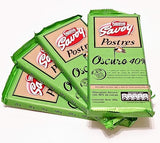 Chocolate Oscuro Savoy ideal para Postres 40% 4 tabletas de 200 gr cada una.