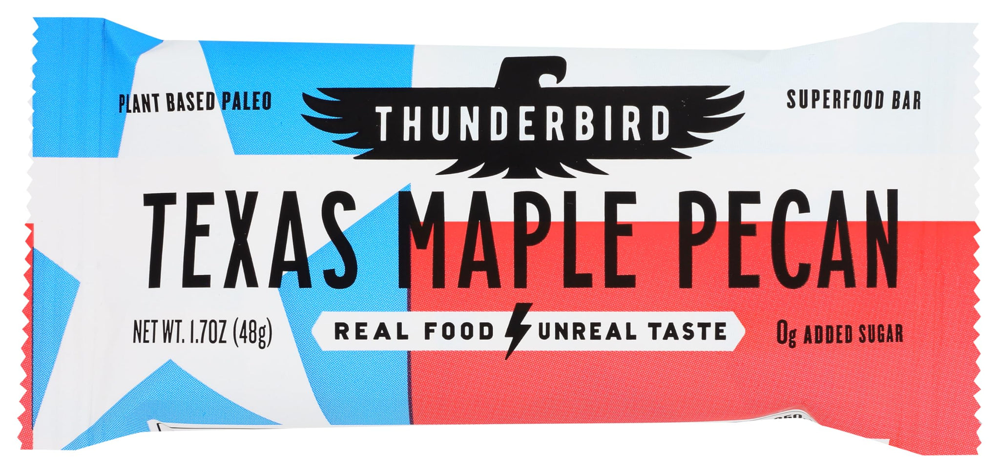 Thunderbird Energetica, Bar Texas Maple Pecan, 1.7 Ounce