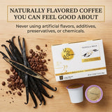Via Bom Dia Naturally Flavored Kcup Coffee Pods, Vanilla Bean Flavor, Medium Roast, 12 Count (Pack of 1), for Single-Serve Keurig Machines