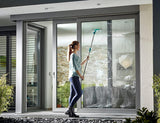Leifheit 28 cm Window Wiper Powerslide with 4 m Aluminium Telescopic Handle