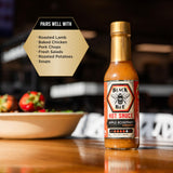 Black Bee Apple Rosemary Habanero Hot Sauce | Fresh Fuji Apple & Rosemary | Medium Hot | Gourmet Sauce for Chicken, Lamb & Pork | Quality Fresh