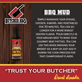 Butcher BBQ | BBQ Mud | World Championship Winning Formula | Steak Marinade | Sweet and Savory Brisket Marinade | Use as Barbeque Meat Mop | MSG