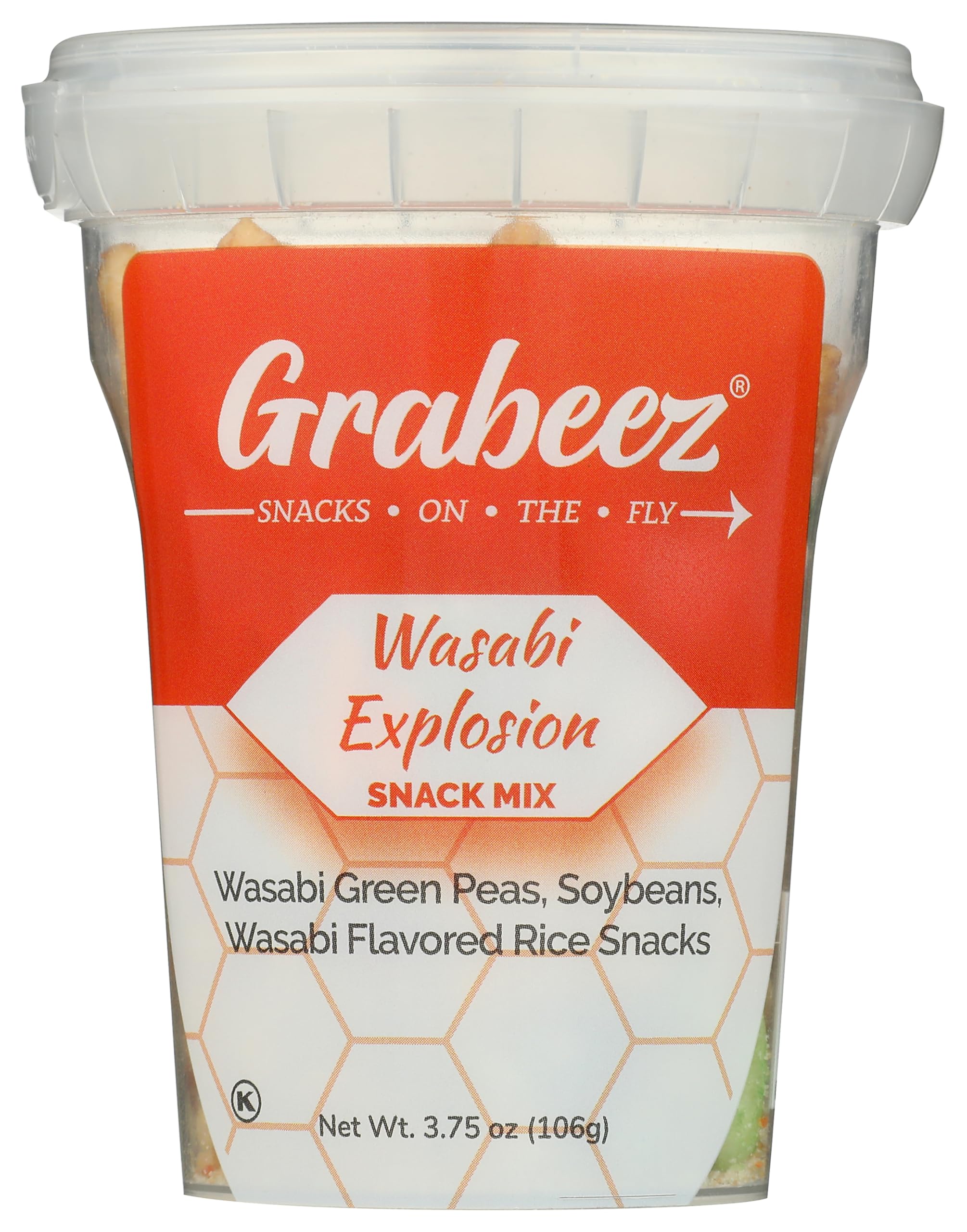 Grabeez Snack Cups Wasabi Explosion, 3.75 oz
