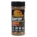 Dizzy Pig Game On! Wild Game Gourmet Seasoning Rub (8oz Shaker) - Seasons 30+lbs of Food - Hand Made in the USA - MSG Free, Gluten Free