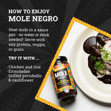 Ya Oaxaca - Mole Sauce - Negro - Medium Spice - Blend of Smoked & Dried Chiles, Spices, & Chocolate - Vegan, Non-GMO, Gluten Free - Great in
