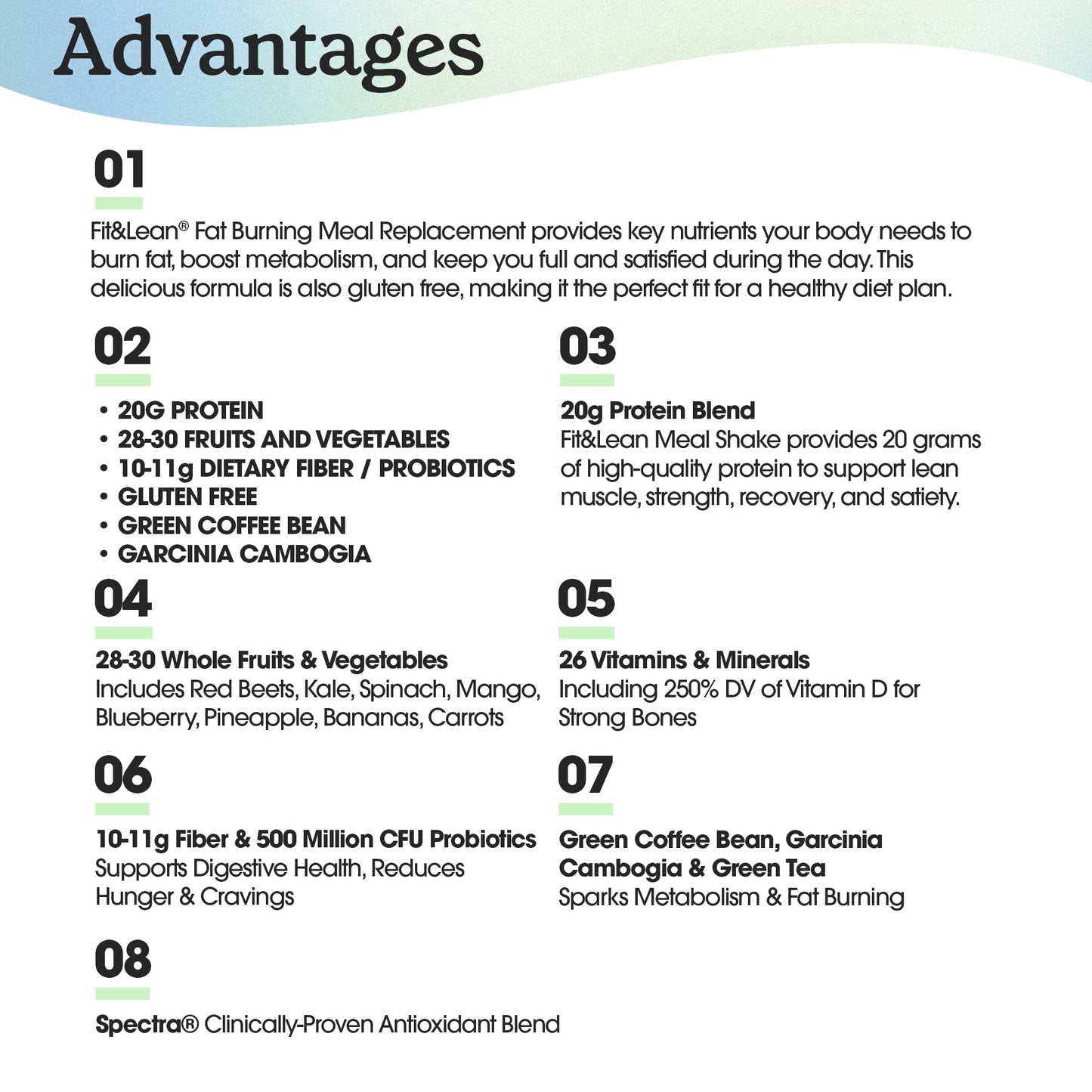 Fit & Lean Meal Shake Meal Replacement with Protein, Fiber, Probiotics and Organic Fruits & Vegetables, Chocolate Peanut Butter Pie, 1lb, 10 Servings