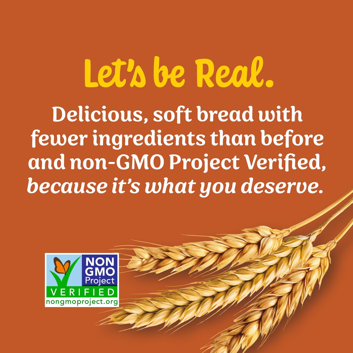 Nature's Own 100% Whole Wheat Bread, Sliced Non-GMO Sandwich Bread, 20 oz Loaf