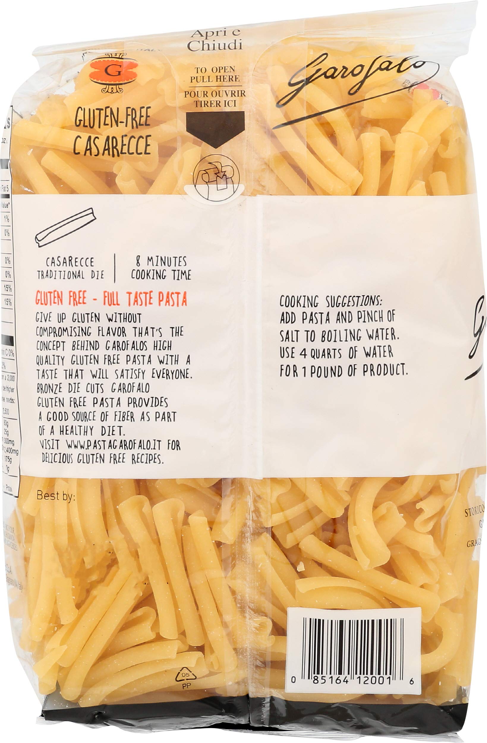 Garofalo Gluten-Free Casarecce Pasta, 16 Ounce