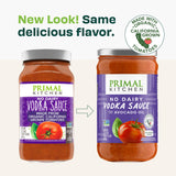 Primal Kitchen No Dairy Vodka Sauce 2-Pack, No Added Sugar, No Dairy