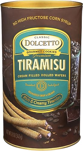 DOLCETTO Dolcetto Wafer Rolls Tiramisu, 12 OZ