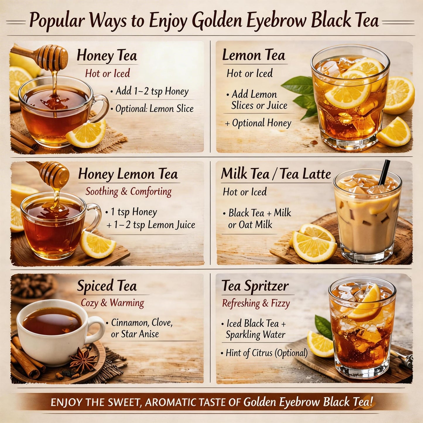 YPHFPDDONT Premium Golden Eyebrow Black Tea Bags - Luxury Whole Leaf Tea, Individually Wrapped Eco-Friendly Corn Fiber Sachets, Sweet Honey Aroma