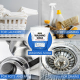 Harris Washing Soda, Sodium Carbonate, Laundry Booster and Multipurpose Cleaner, No Additives or Fragrances, 10lb