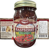 Newport Jerky Company All Natural Gourmet Raspberry Jalapeno Jam | Classic Spread for Burgers, Sandwiches, Toast, Cream Cheese, Charcuterie | Made in