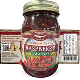 Newport Jerky Company All Natural Gourmet Raspberry Jalapeno Jam | Classic Spread for Burgers, Sandwiches, Toast, Cream Cheese, Charcuterie | Made in