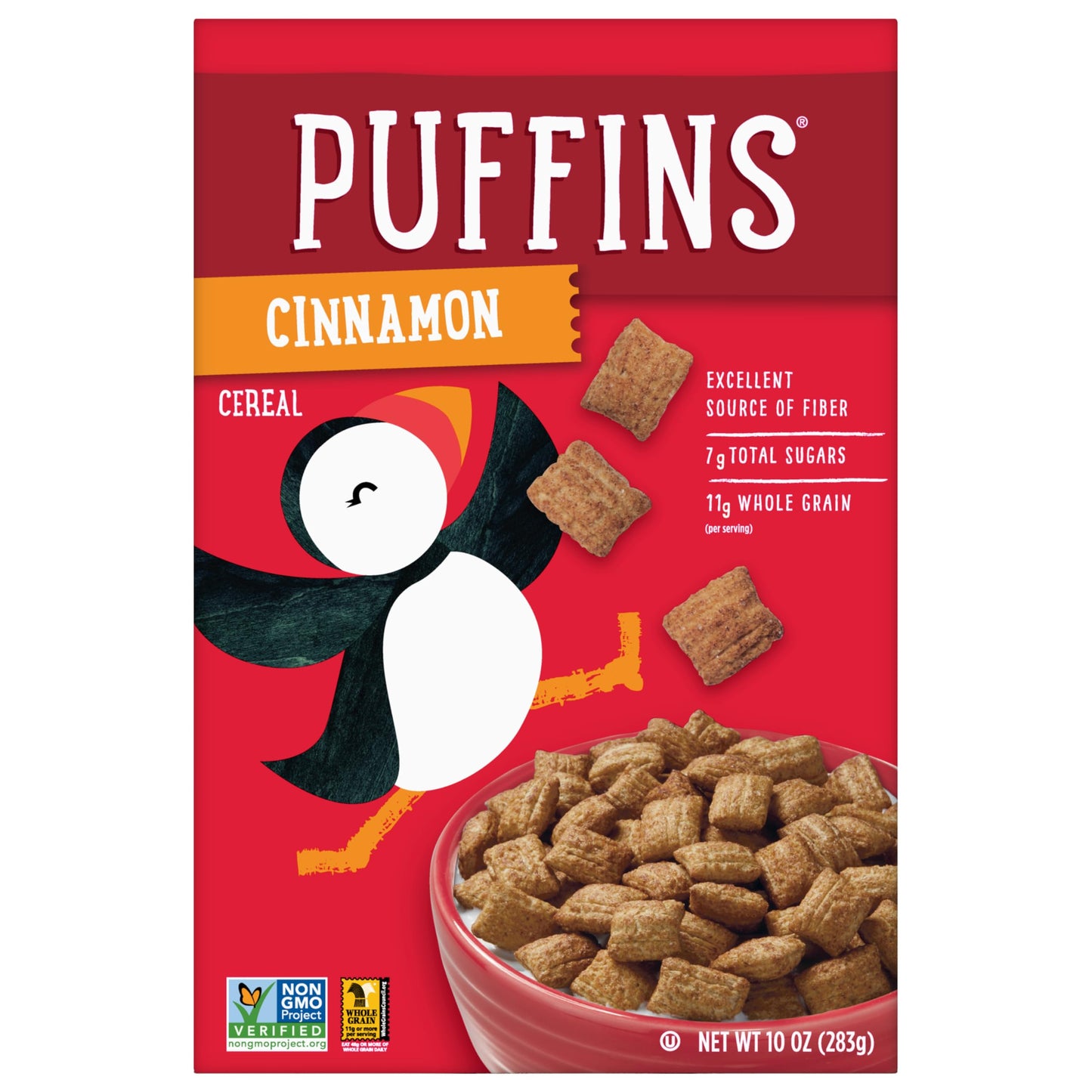 Barbara's Bakery Puffins, Cinnamon, 10 oz