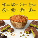 MELIKE Kataifi, Premium Roasted Kataifi For Dubai Chocolate Bar, Toasted Kataifi Shredded Fillo Dough, Knafeh, Kadayif, Kunafa, 7oz.(200g)