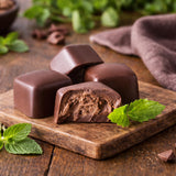 Utah Truffles Belgian Milk Chocolate Mint Individually Wrapped Pouch, Naturally Gluten Free, Gourmet Smooth Creamy Natural Truffle, 16 oz (Pack of 2)