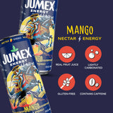 Jumex Mango Nectar Energy Drink, 150 mg of Caffeine, Real Fruit Juice, 15 fl oz (Pack of 12)