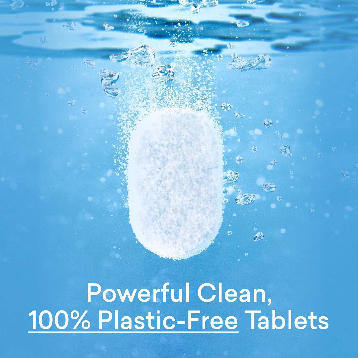 BLUELAND 100% Plastic-Free Dishwasher Detergent Tablets, Starter Set, 60 Count with tin, Lemon Zest, Eco-Friendly Dishwashing Pods, Natural, USDA