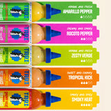 Tari Hot Sauce 5Pk Gift Box - Aji Rocoto, Aji Amarillo, Zesty Verde, Smoky Heat & Tropical Kick - 11.8oz each (5ct)
