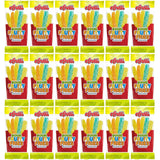 Assorted Flavors Efrutti Sour Fruity Fries - (Box of 48) - Perfect for Candy Buffets, Loot Bag Fillers, Snacking, and More