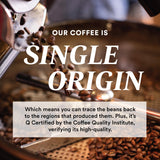 Whole Foods Market, Ethiopia Single Origin Whole Bean Coffee, Light Roast, Cocoa Powder, Dried Berries & Orange, 12 Ounce