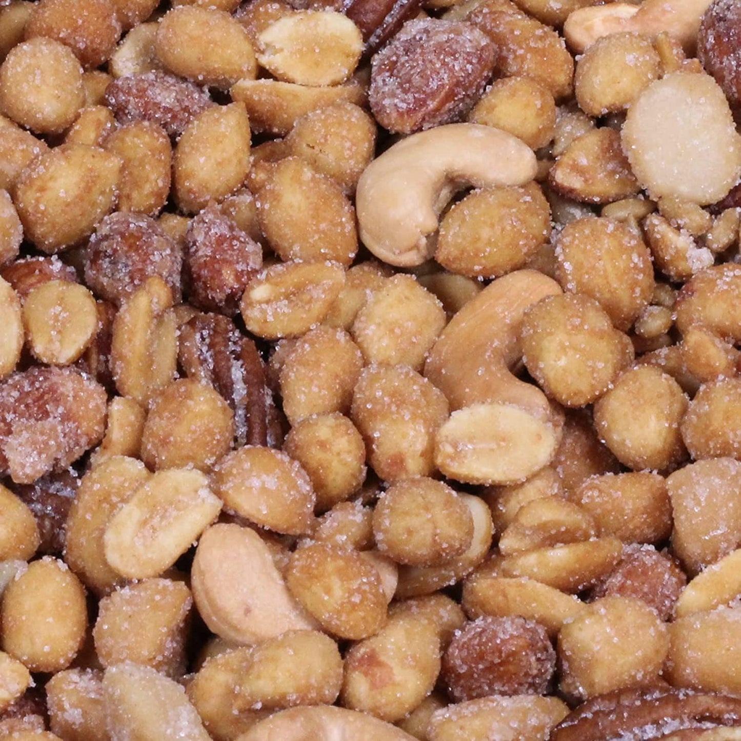 BBQ Honey Roasted Mixed Nuts by It's Delish, 12 Oz Bulk Bag | Gourmet Mixed Nuts in Honey Sugar Coating, Sweet & Heart Healthy Salted Nut, Kids Snack