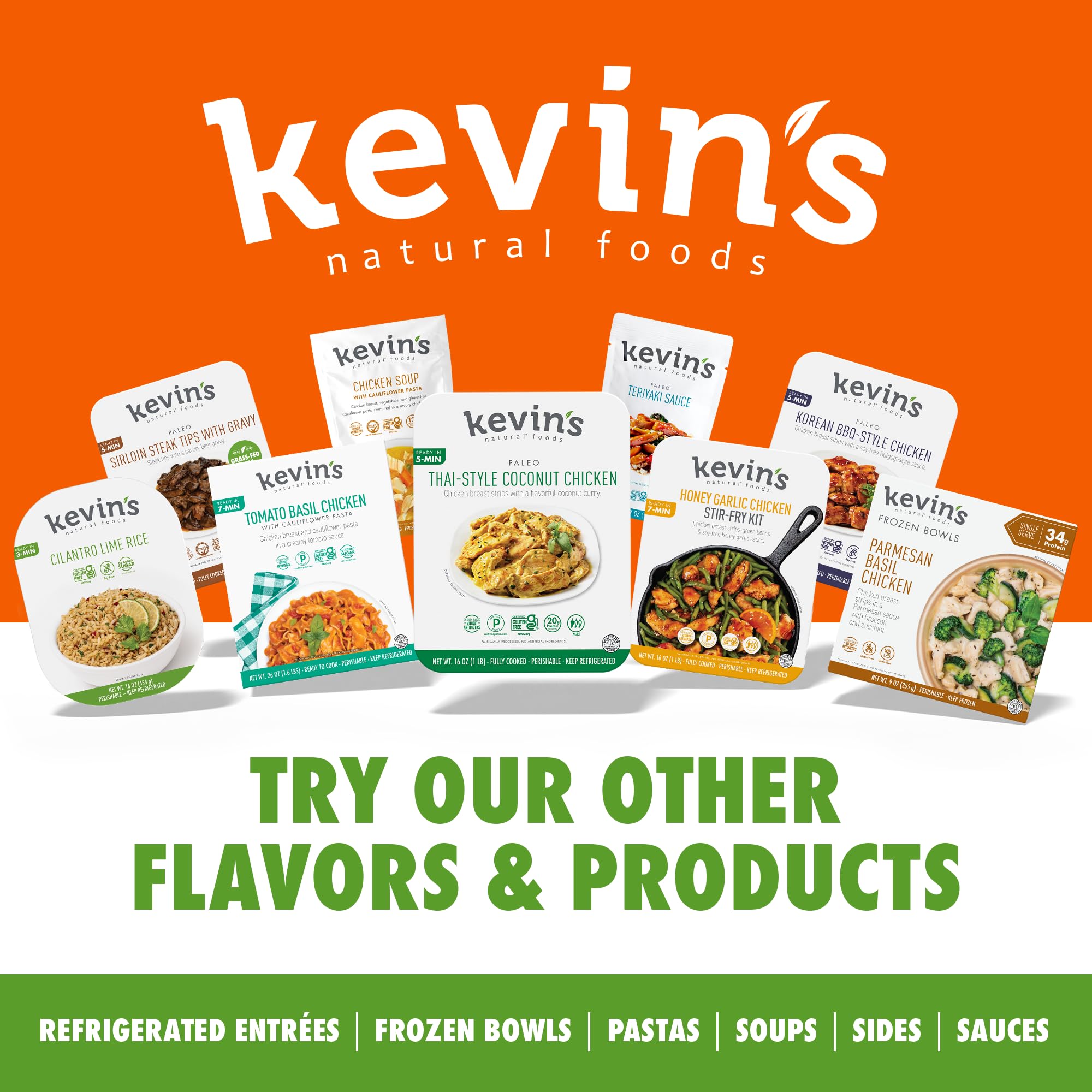 Kevin's Natural Foods, Chicken Orange Sous Vide, 16 Ounce