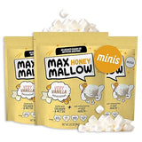 Max Mallow HONEY Mini Marshmallows - Very Vanilla - Gut Friendly, Gluten Free, No Refined Sugars, Real Wildflower Honey, Collagen-Infused Snack (3