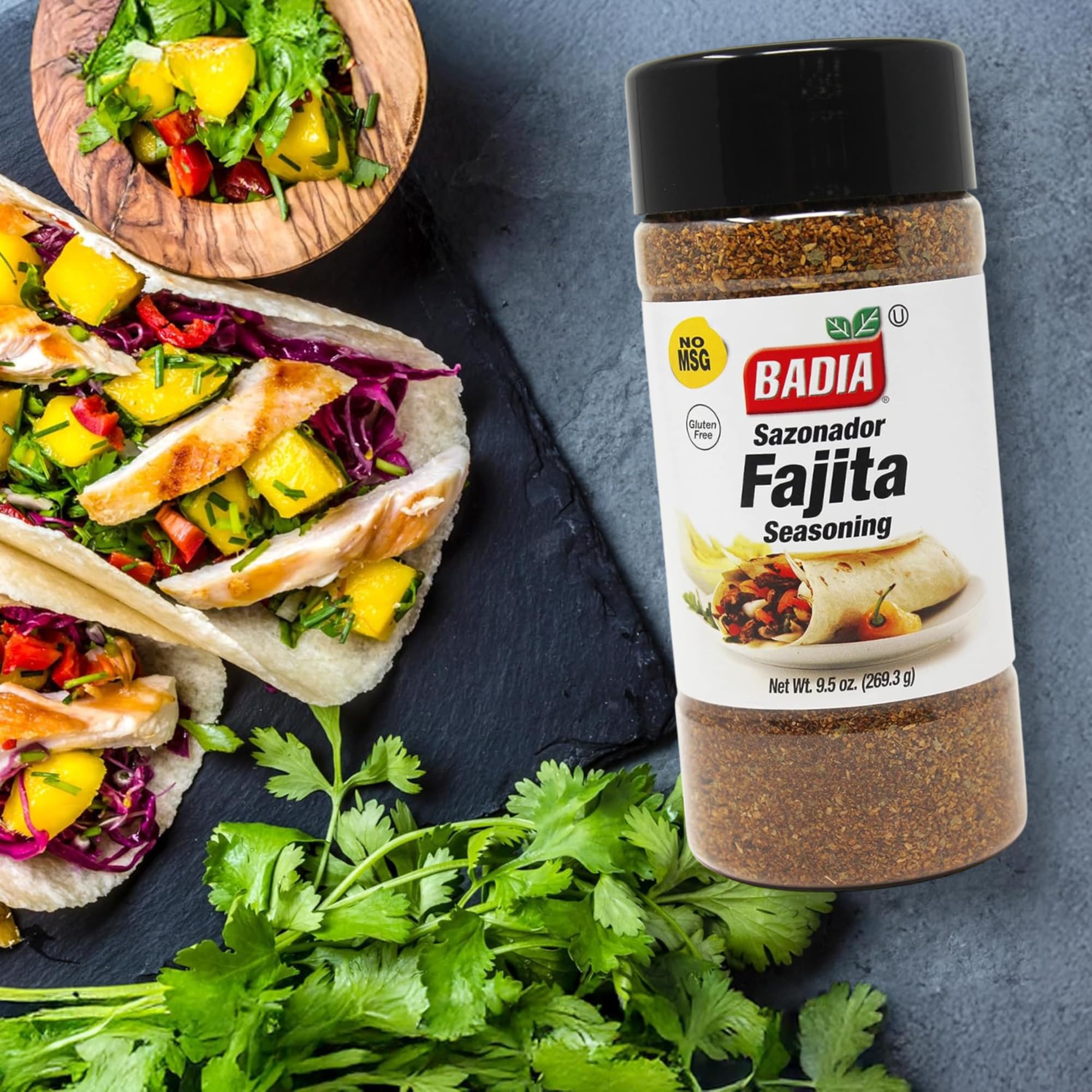 Badia Fajita Seasoning, Sazonador para Fajitas, 9.5 oz - Zesty Tex-Mex Spice Blend for Fajitas
