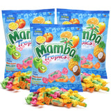 Mamba Tropics Fruit Chews, Assorted Fruity Flavor Combos, Individually Wrapped Pieces, 3.52 Ounces (Pack of 3)