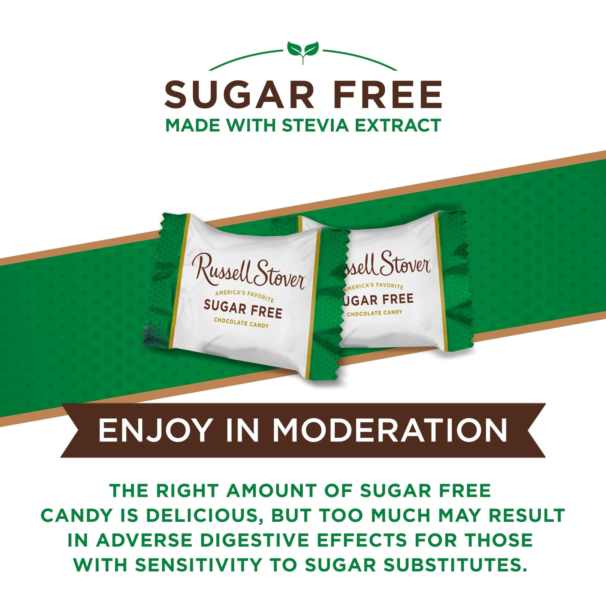 RUSSELL STOVER Sugar Free Toffee Square Bag, 24 oz.…