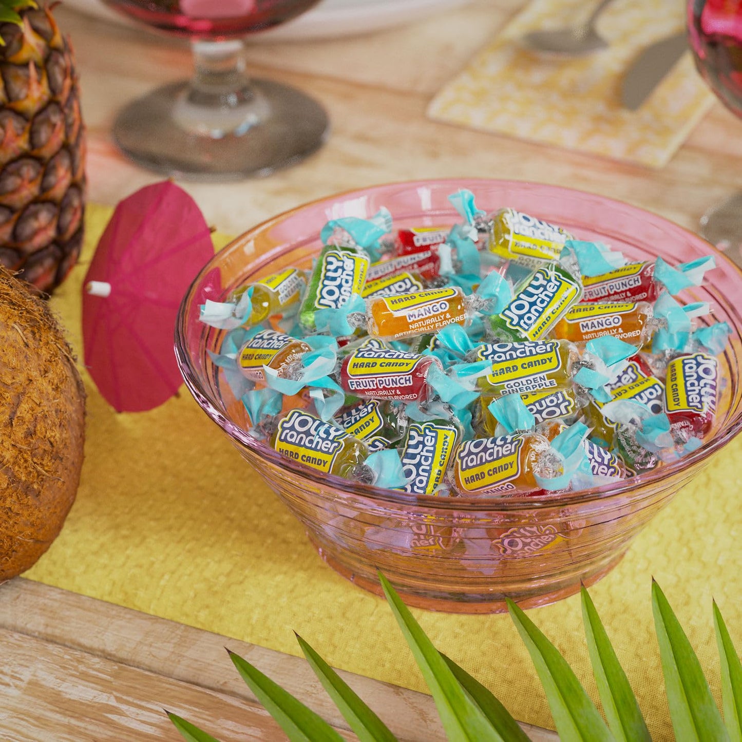 Jolly Ranchers Tropical Bag, 13 Ounce Bag (Pack of 2), Individually Wrapped Hard Candy, The Hampton Popcorn & Candy Company