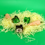 Frankford Minecraft Pre-filled Plastic Egg Easter Basket Stuffers with Fruity Chew Candy, 15 Count