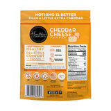 Healthier Comforts Cheddar Cheese Powder (7 oz) | Premium Yellow Cheddar | Batch Tested Gluten Free, Kosher, No Artificial Dyes | Cheesy Goodness