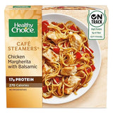 Healthy Choice Cafe Steamers Chicken Margherita with Balsamic, Convenient Microwave Meal Made With No Preservatives, Frozen Meal, 9.5 OZ Bowl