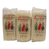 Three Ladies Brand Rice Stick Noodle - 14 Oz. (Pack of 3 Bags)