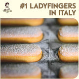 Matilde Vicenzi Vicenzovo Ladyfingers 14.10oz - Classic Italian Biscuits, Ladyfingers Cookies for Tiramisu, Kosher Dairy Cookies, Italian Bakery