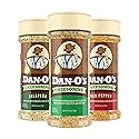 Dan-O's 3 Bottle Cheesoning Seasoning Set, Small Bottles, 3 Pack, Includes Red Pepper, Jalapeño and Cheesoning Seasonings, Sugar Free, Zero Calorie